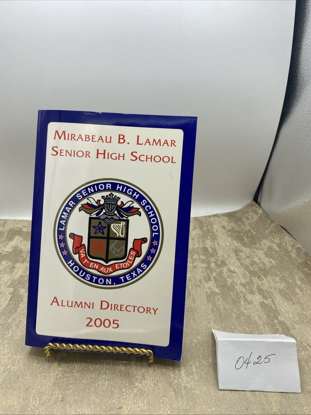 Houston Texas Mirabeau B. Lamar High School Alumni Directory 2005 Book